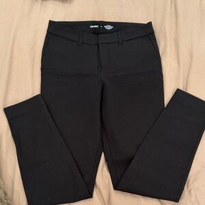 Old Navy High Rise Pixie Skinny Classic Black Trousers